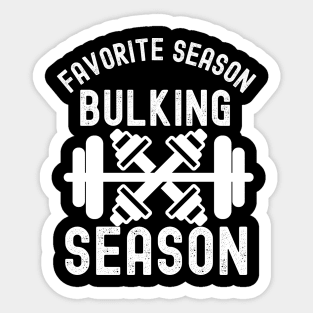 Favorite Season Bulking Season Sticker